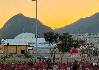 Aulão RitBox no Rio de Janeiro ao pôr do sol